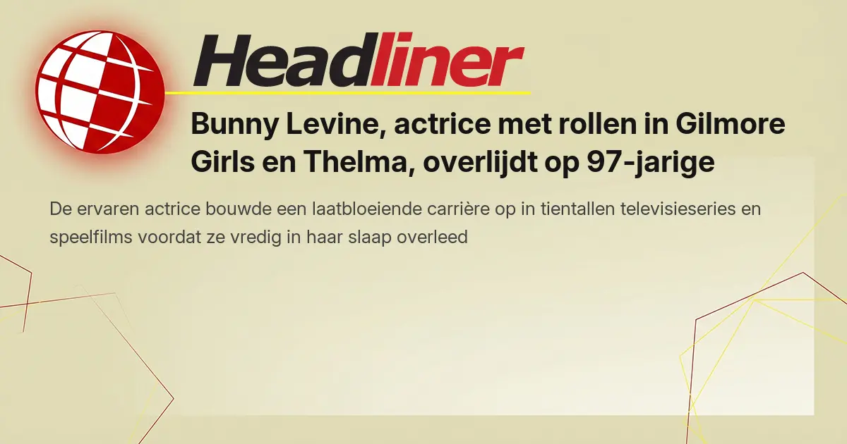 bunny-levine-actrice-met-rollen-in-gilmore-girls-en-thelma-overlijdt