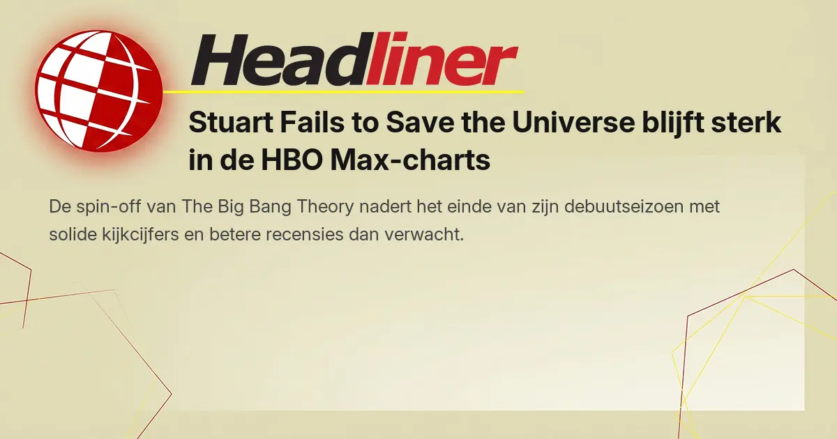 Stuart Fails to Save the Universe blijft sterk in de HBO Max-charts
