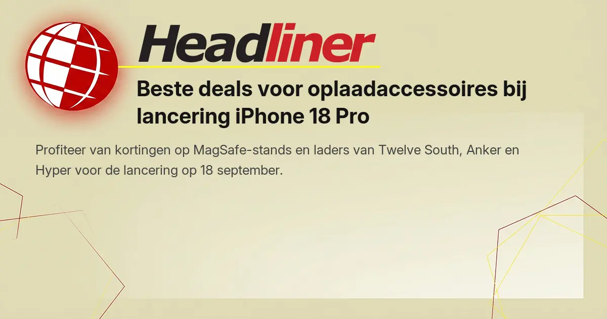 Beste Deals Voor Oplaadaccessoires Bij Lancering IPhone 18 Pro